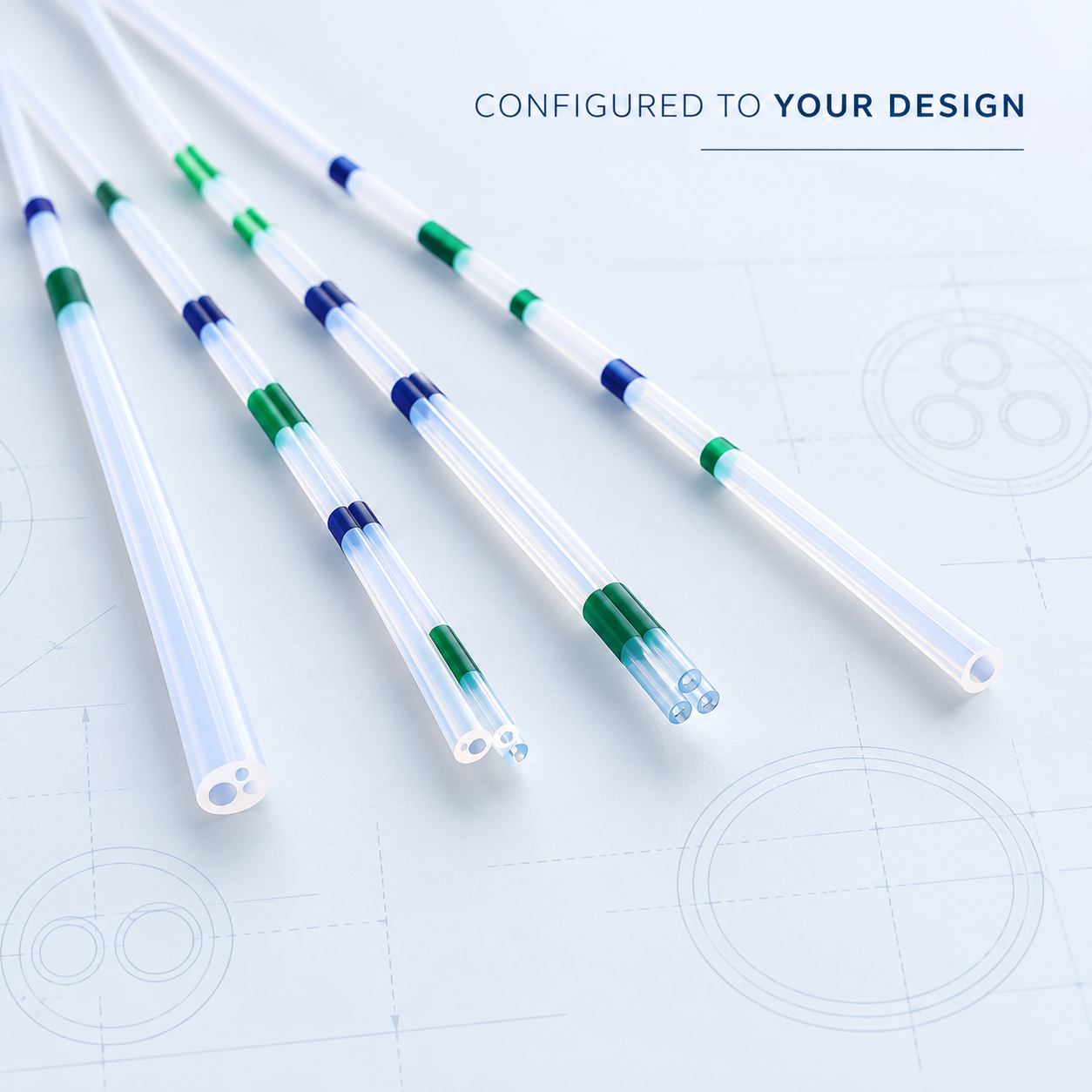 Medical-grade PTFE/Polytetrafluoroethylene Sheath Sphincterotome(Multi-lumen Tapered Printed Tubing) - Image 5